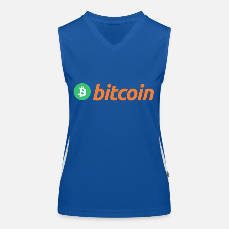 Bitcoin Débardeur respirant contrasté Femme