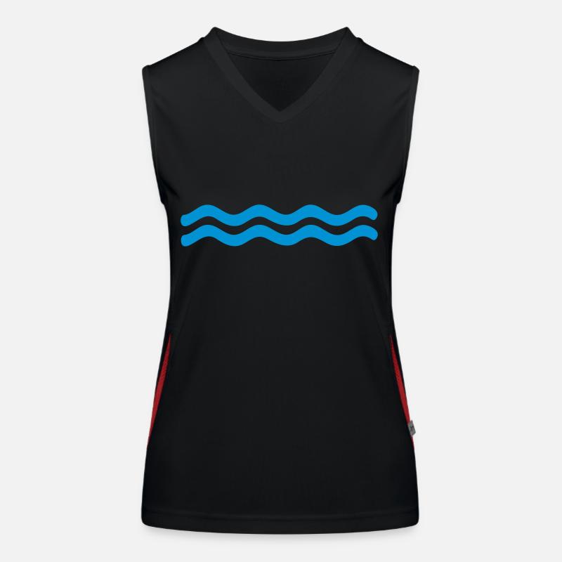 waves Women's Functional Contrast Tank Top