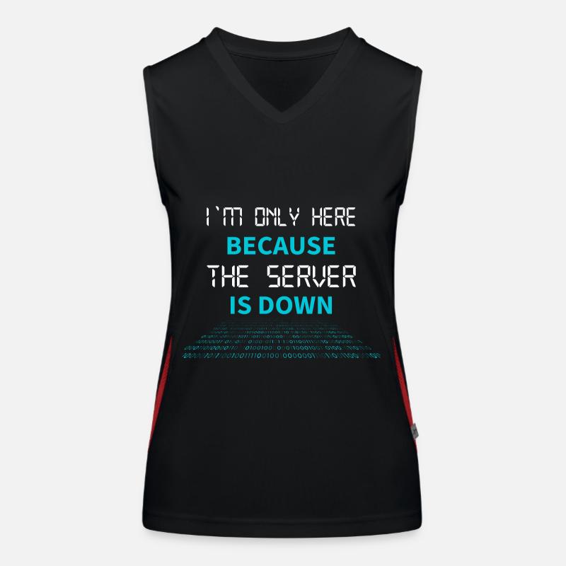 Erreur de téléchargement du serveur Nerd Coder 404 Débardeur respirant contrasté Femme