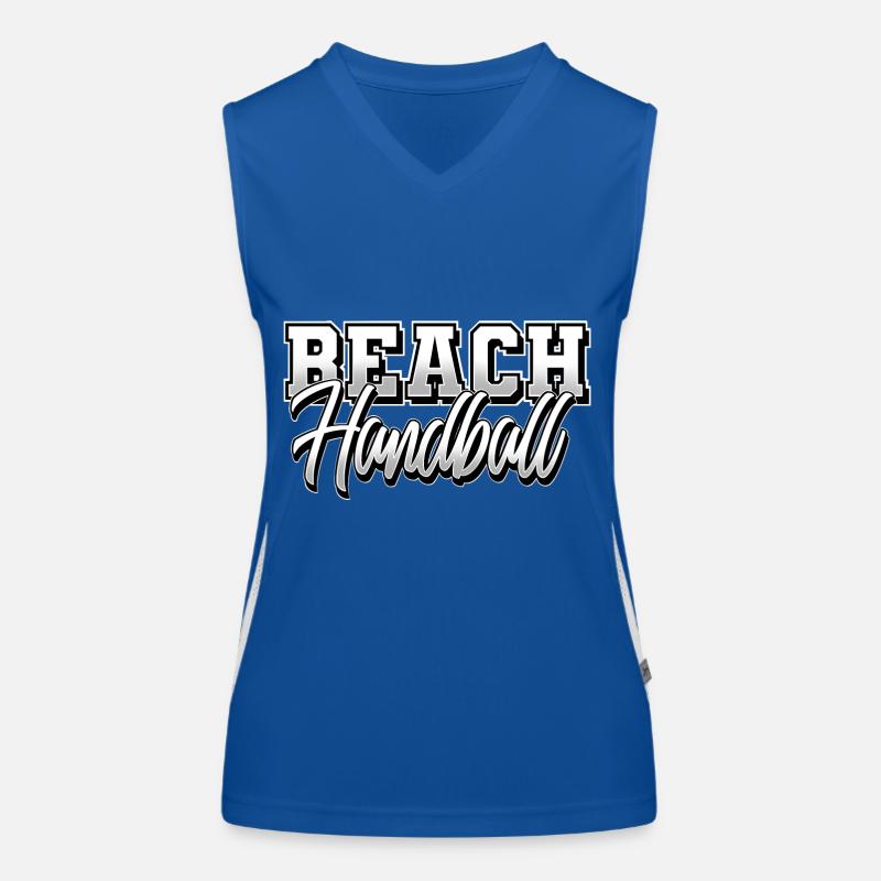 Handball de plage Débardeur respirant contrasté Femme