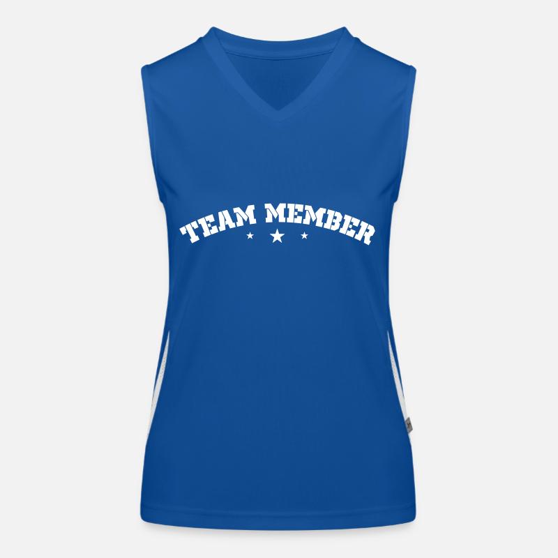 Team Mitglied Funktionelles Kontrast-Tank Top für Frauen