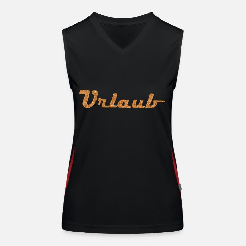Urlaub Funktionelles Kontrast-Tank Top für Frauen