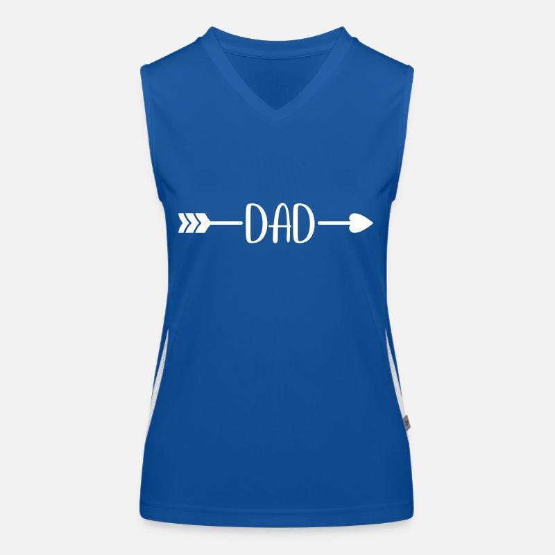 Dad Funktionelles Kontrast-Tank Top für Frauen