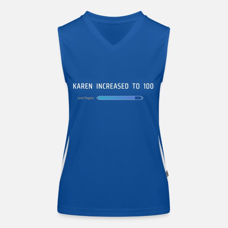 Karen a augmenté à 100 Débardeur respirant contrasté Femme