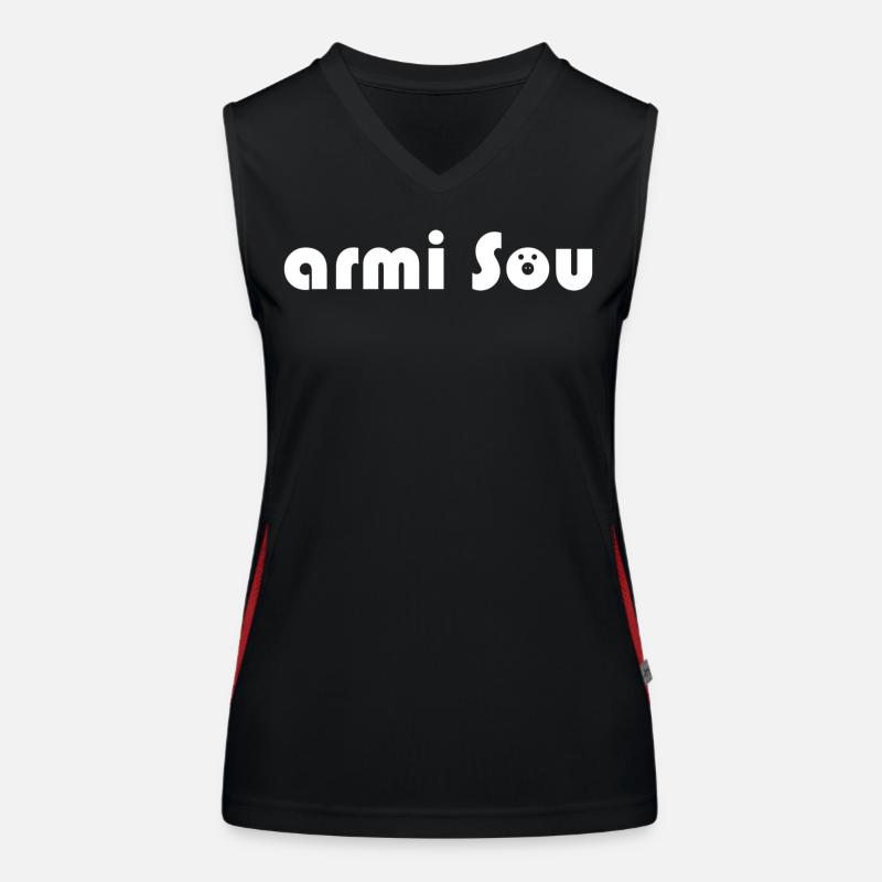 armi Sou Funktionelles Kontrast-Tank Top für Frauen