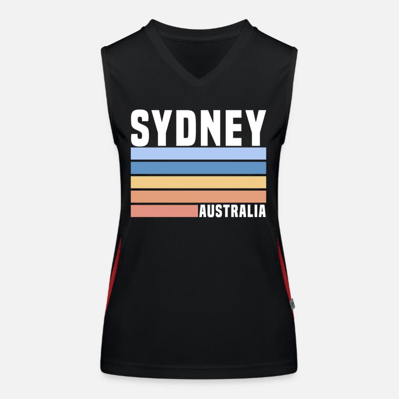 Sydney, Australie Débardeur respirant contrasté Femme