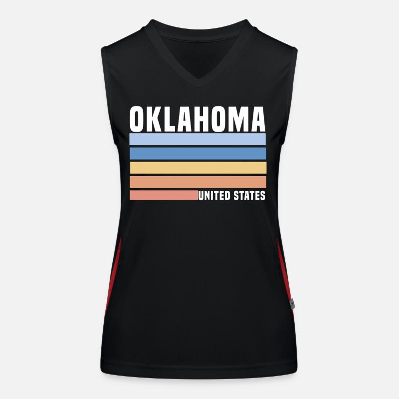 oklahoma Funktionelles Kontrast-Tank Top für Frauen