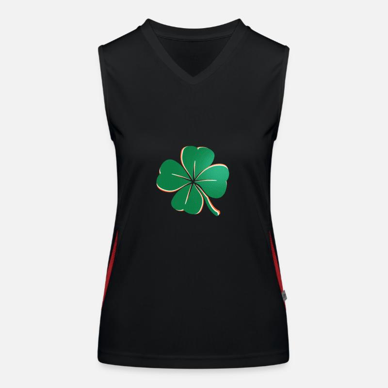 Trèfle Débardeur respirant contrasté Femme