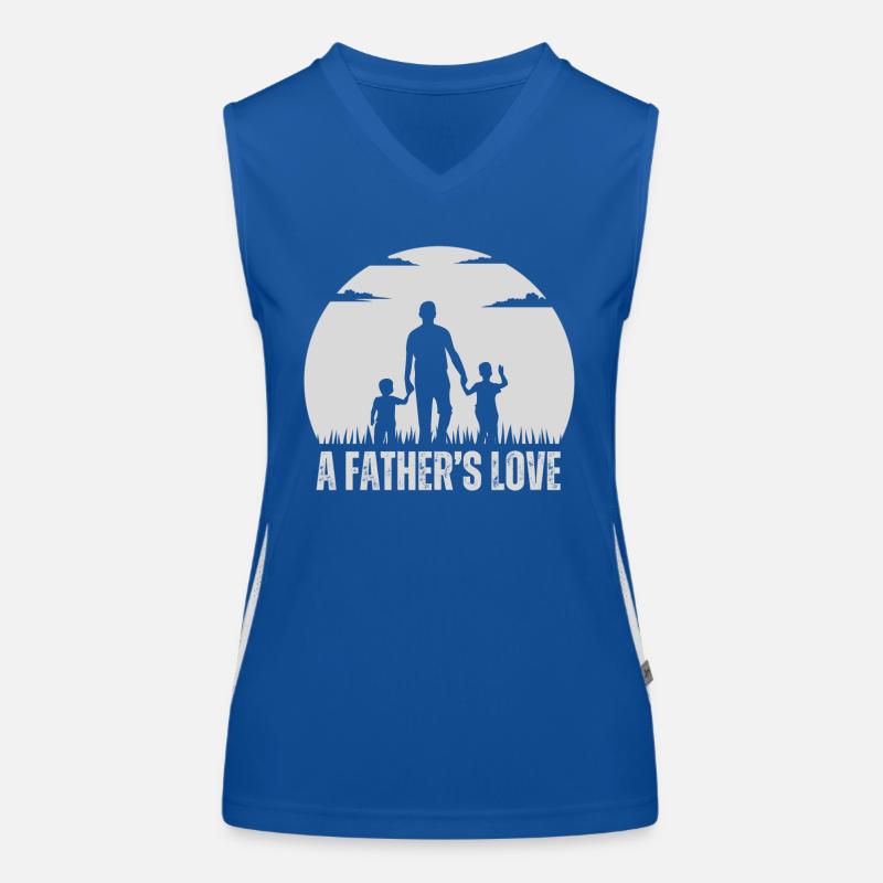 father and son Women's Functional Contrast Tank Top