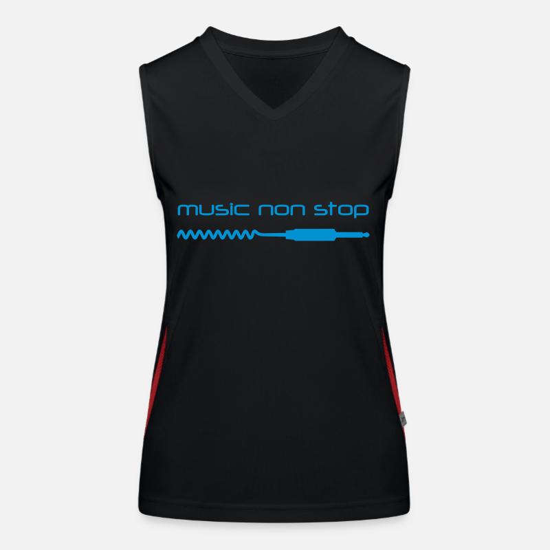 dj Funktionelles Kontrast-Tank Top für Frauen