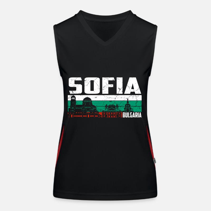 Sofia Bulgarie Débardeur respirant contrasté Femme
