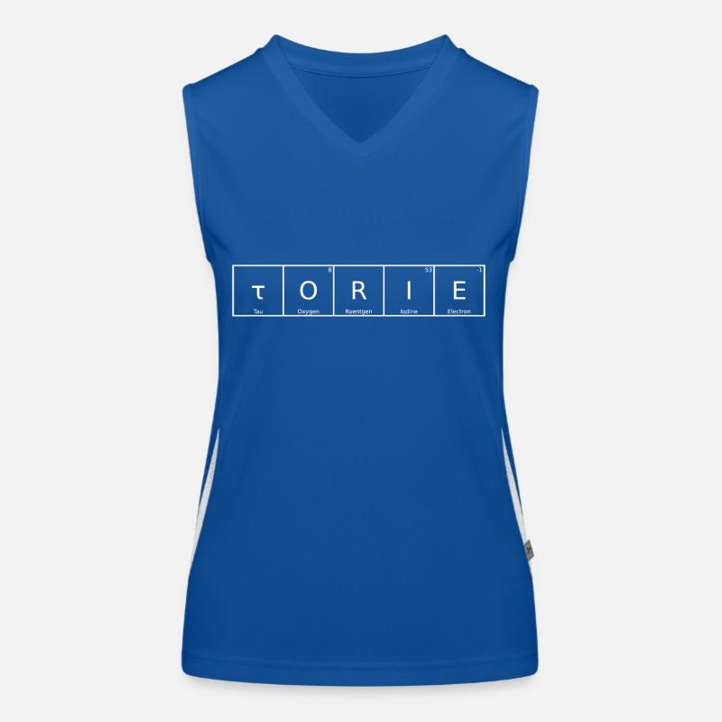 Torie Name First Name Chemistry Periodic Table Elements Women's Functional Contrast Tank Top