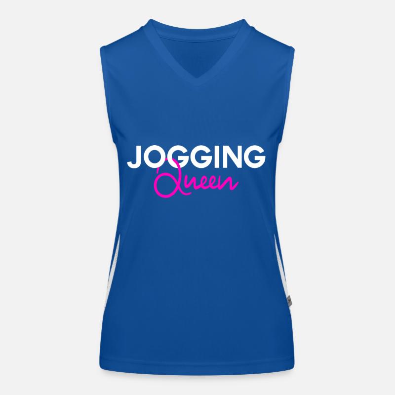 Jogging Queen Funktionelles Kontrast-Tank Top für Frauen