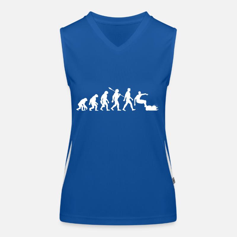 Evolution Surfing - Surfer Surfboard Women's Functional Contrast Tank Top