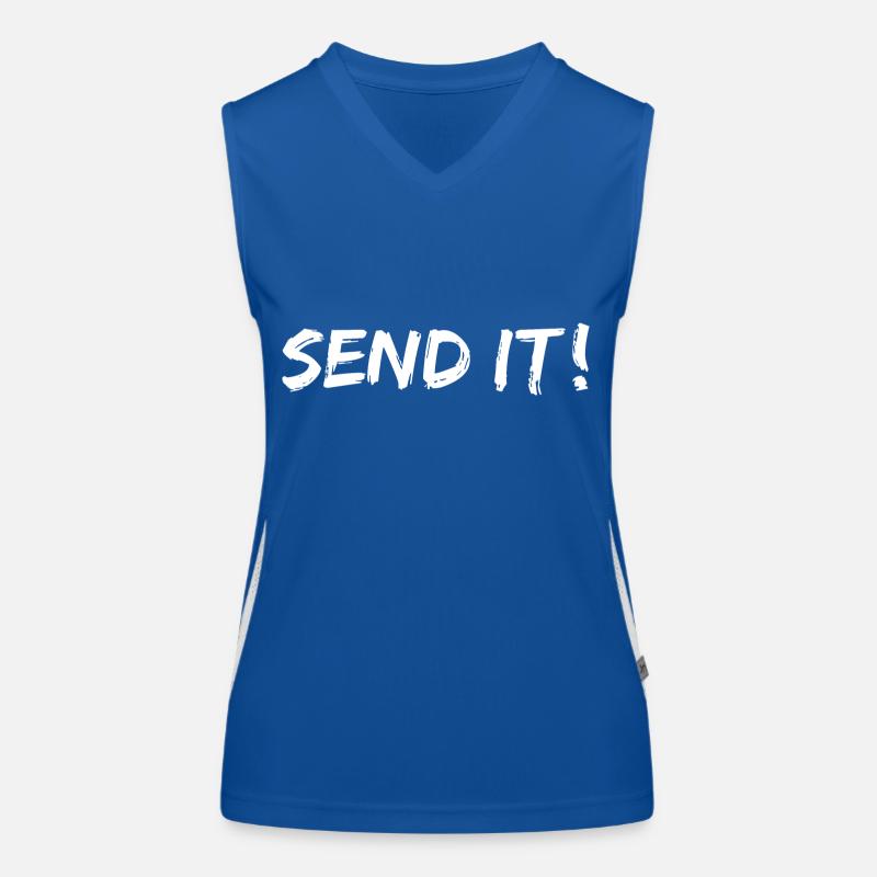 send it Funktionelles Kontrast-Tank Top für Frauen
