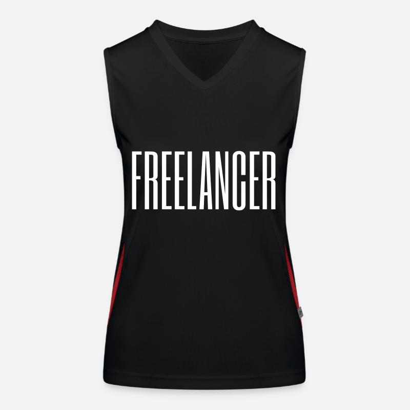 Freelancer Funktionelles Kontrast-Tank Top für Frauen