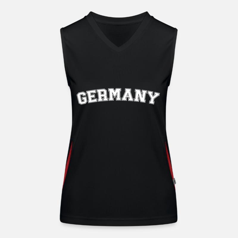 Germany Débardeur respirant contrasté Femme