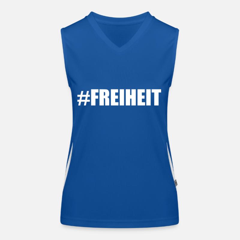Freiheit Funktionelles Kontrast-Tank Top für Frauen