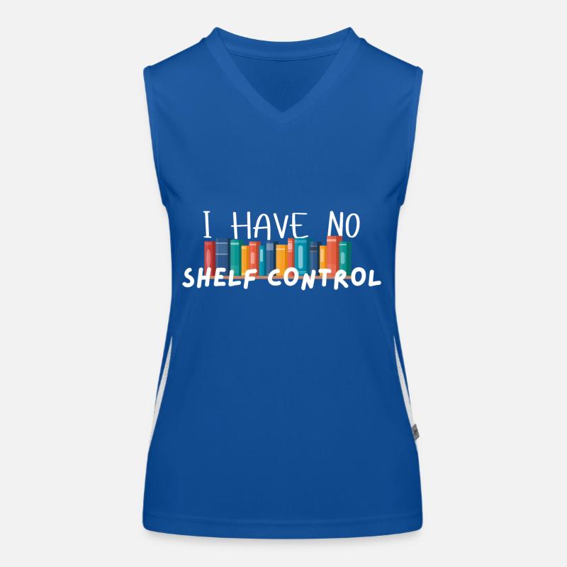 I Have No Shelf Control Women's Functional Contrast Tank Top