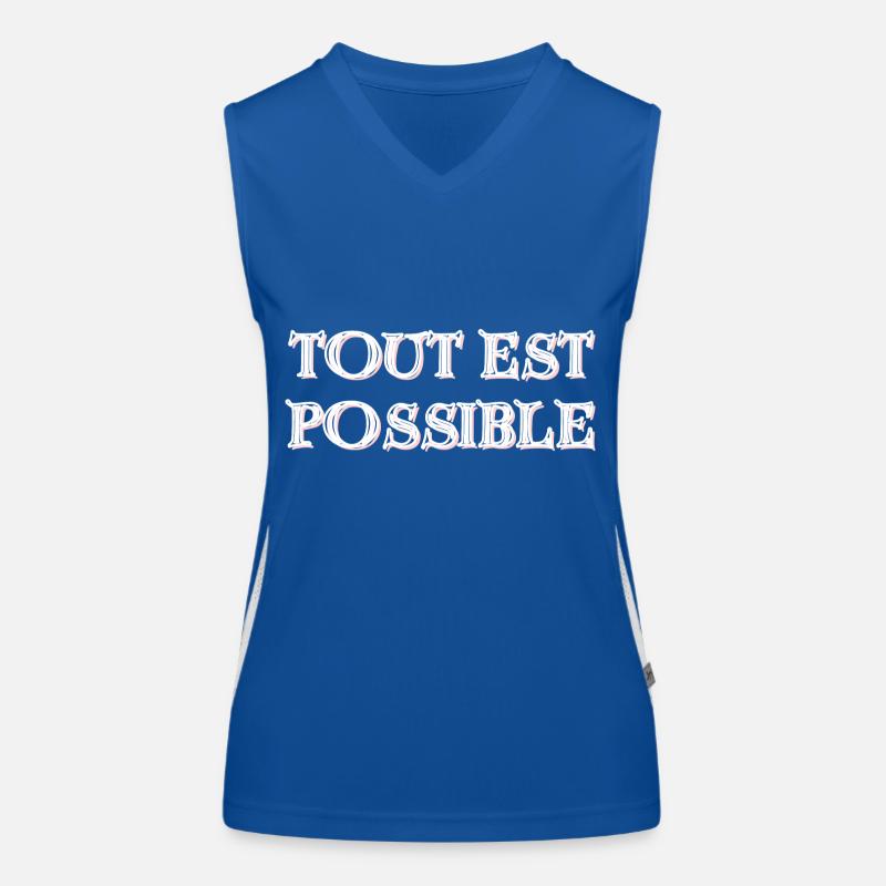 Anything is Possible Women's Functional Contrast Tank Top