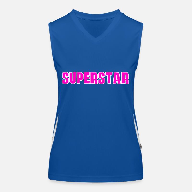 Superstar Top sportivo da donna in contrasto cromatico