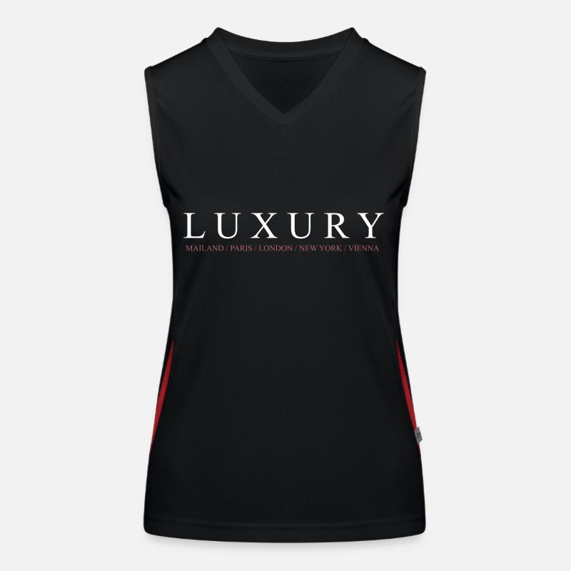LUXURY DIRECT Women's Functional Contrast Tank Top