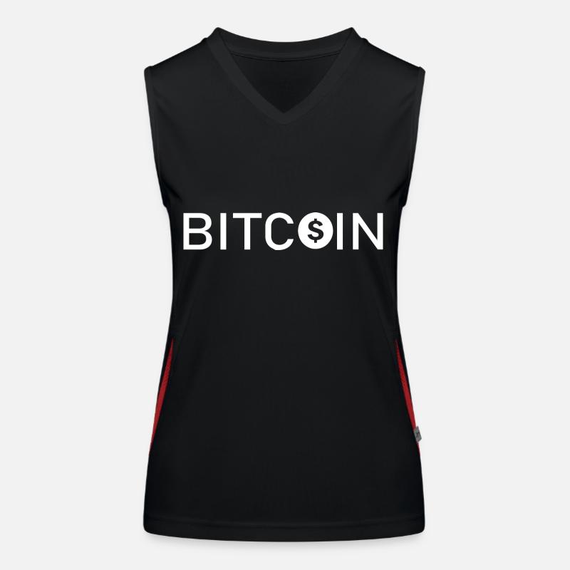 Bitcoin Trading Crypto Aktien Funktionelles Kontrast-Tank Top für Frauen
