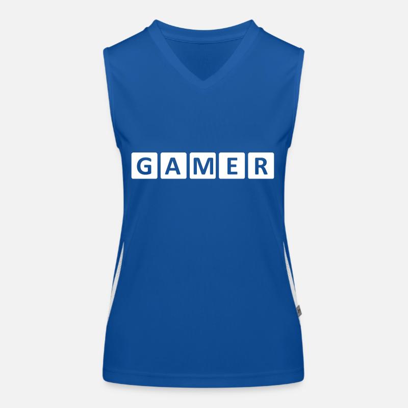 Game Gaming PC Women's Functional Contrast Tank Top