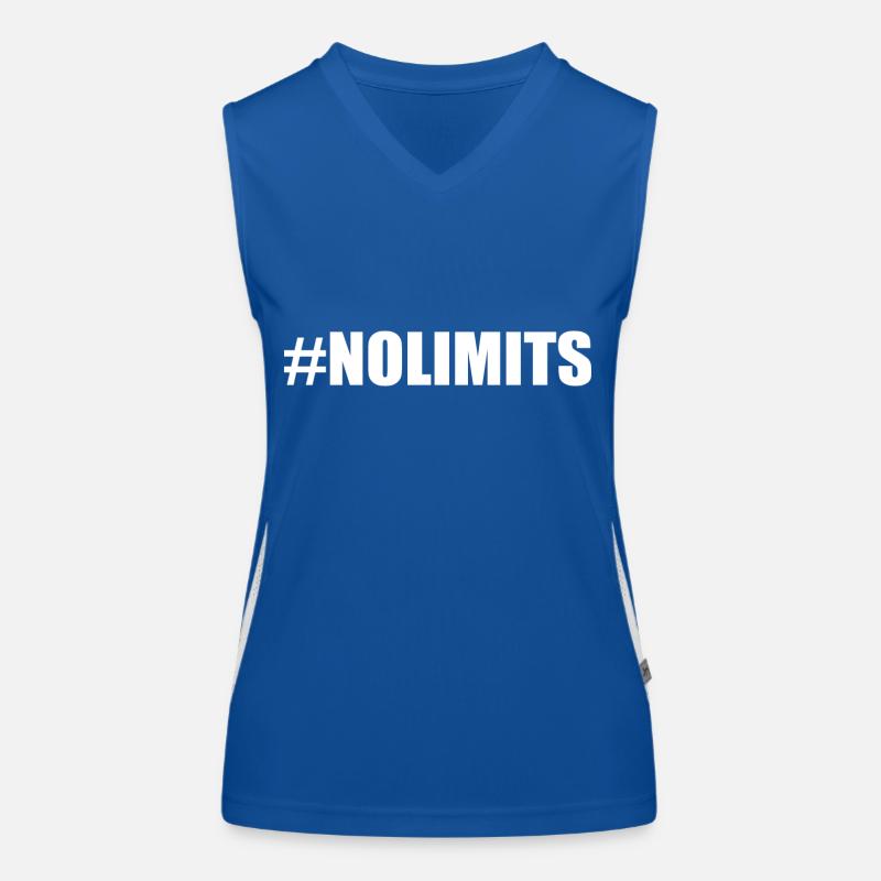 No limits Débardeur respirant contrasté Femme