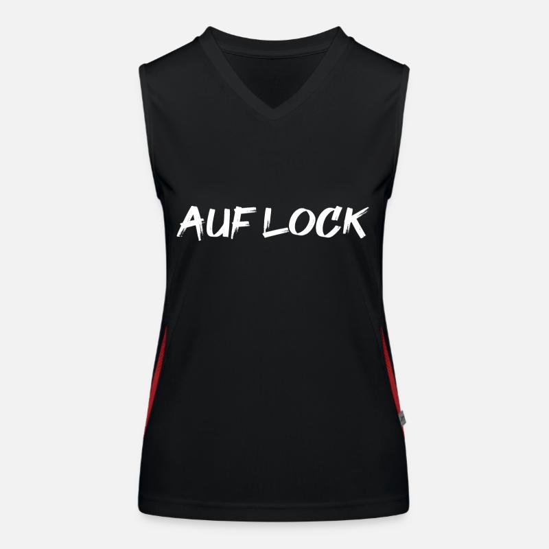 Auf Lock - Jugendwort Débardeur respirant contrasté Femme