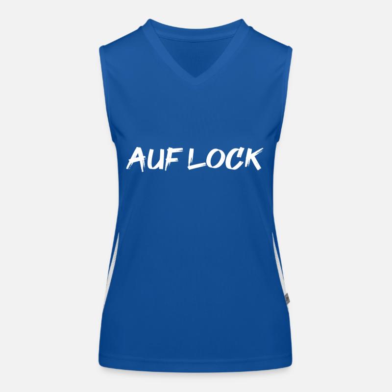 Auf Lock - Jugendwort Funktionelles Kontrast-Tank Top für Frauen