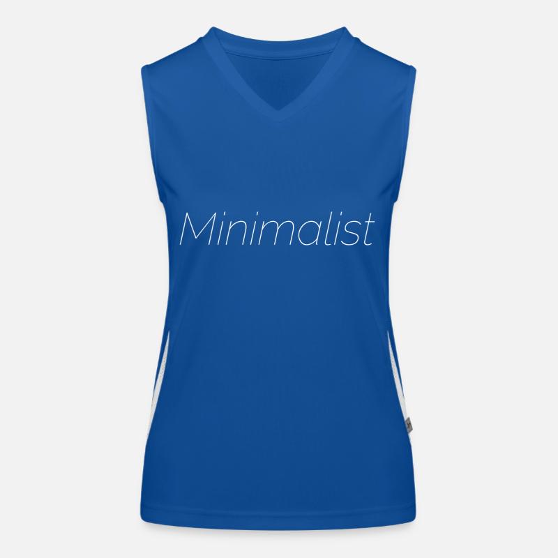 Minimaliste Débardeur respirant contrasté Femme