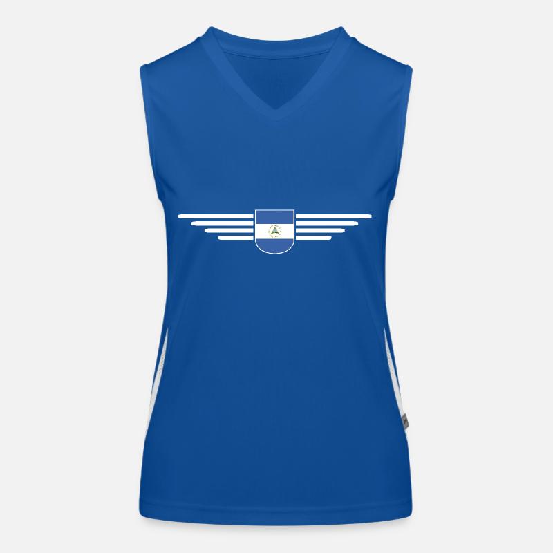 Conception d’un t-shirt Nicaragua Débardeur respirant contrasté Femme