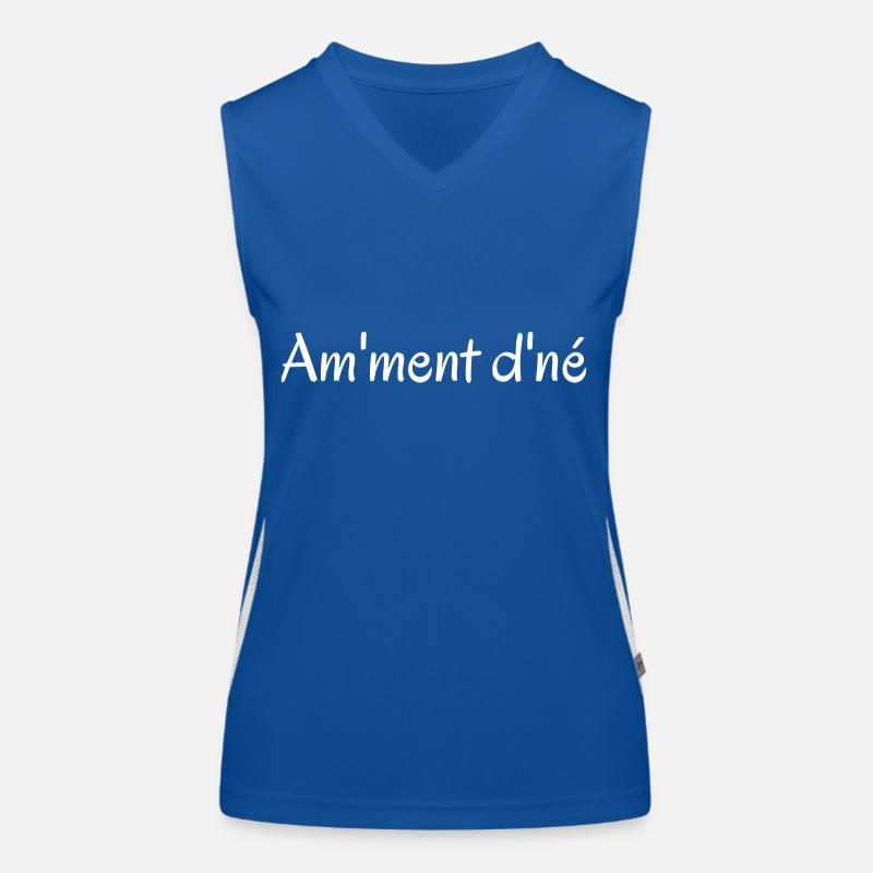 À un moment donné expression québécoise Débardeur respirant contrasté Femme