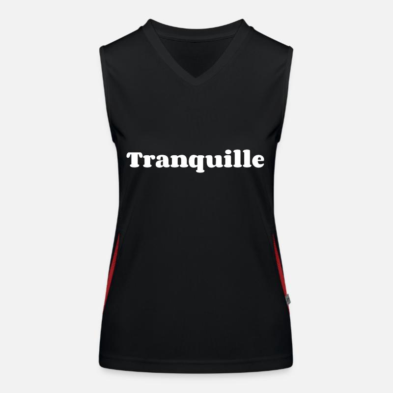 Ruhig Funktionelles Kontrast-Tank Top für Frauen