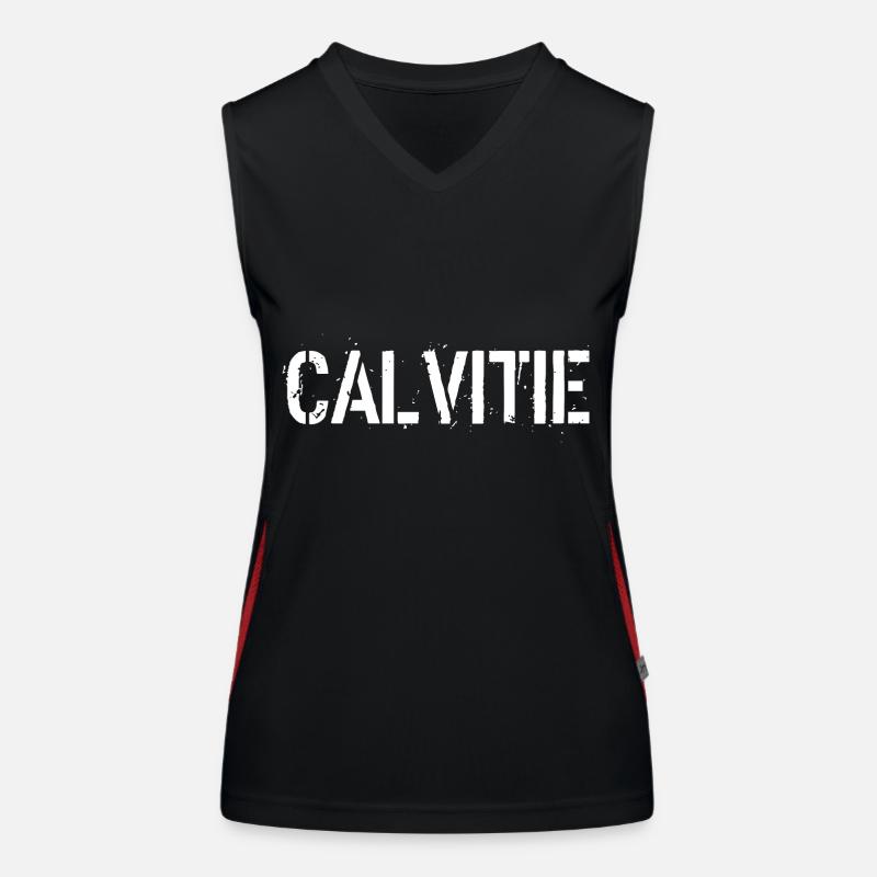 Calvitie Débardeur respirant contrasté Femme