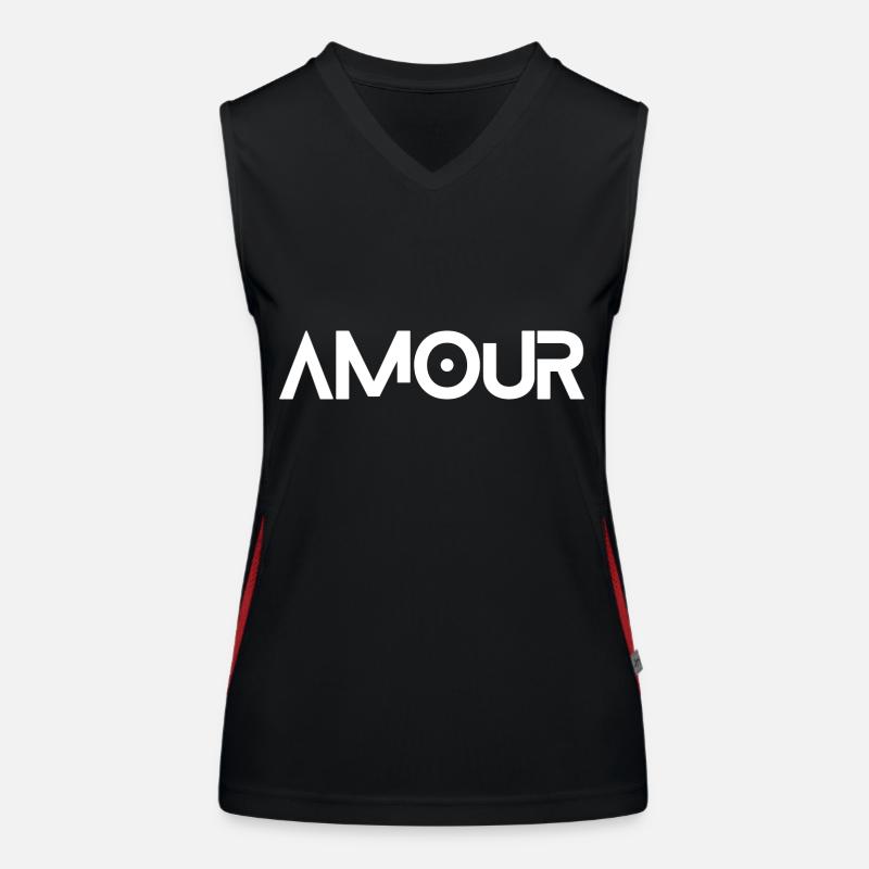 Amour Débardeur respirant contrasté Femme
