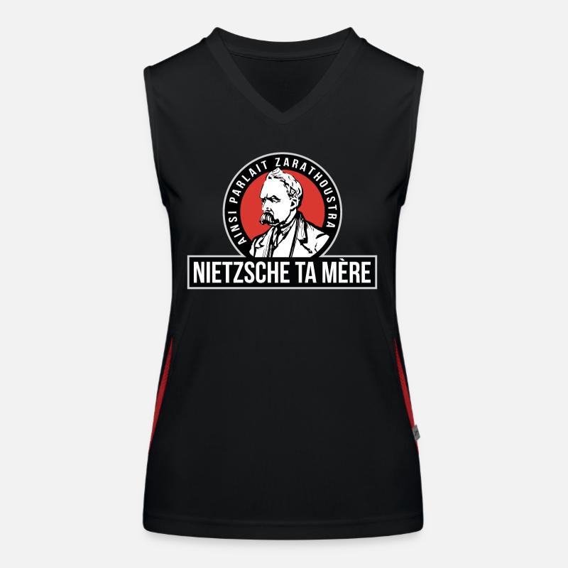 NIETZSCHE TA MERE Débardeur respirant contrasté Femme