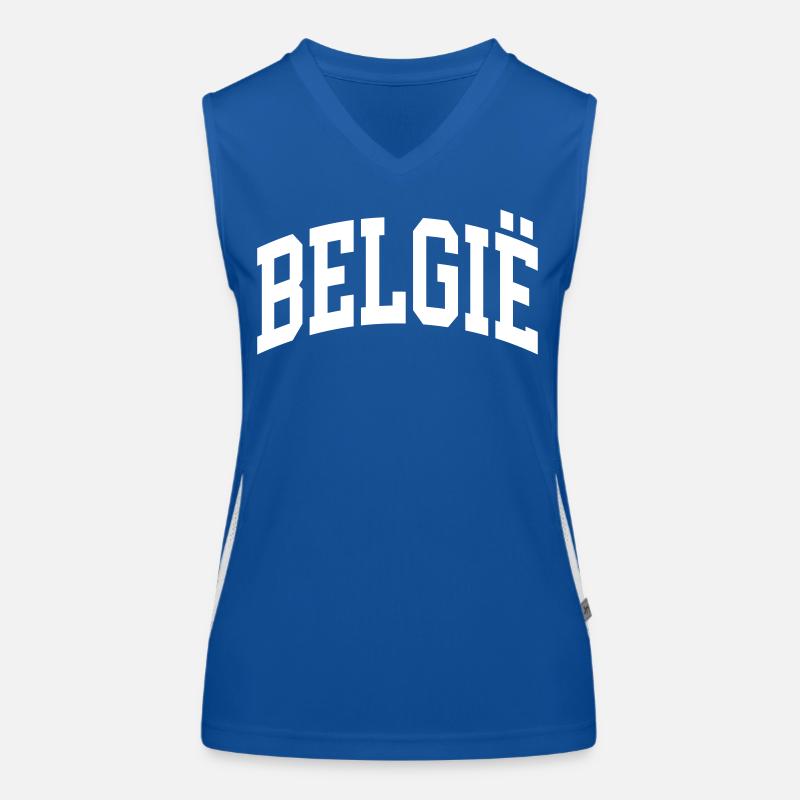 Belgium Women's Functional Contrast Tank Top