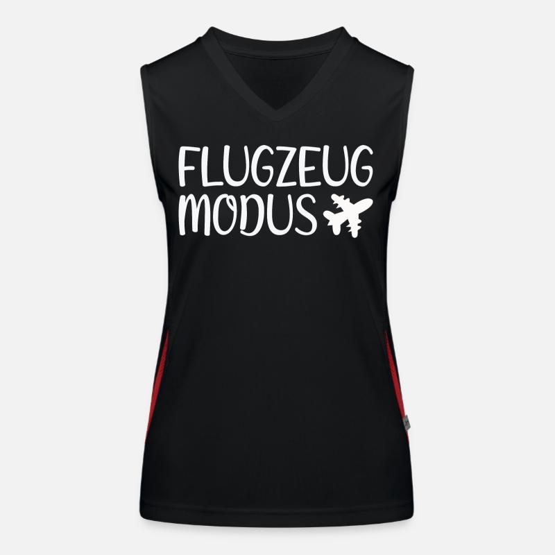 Mode avion Débardeur respirant contrasté Femme