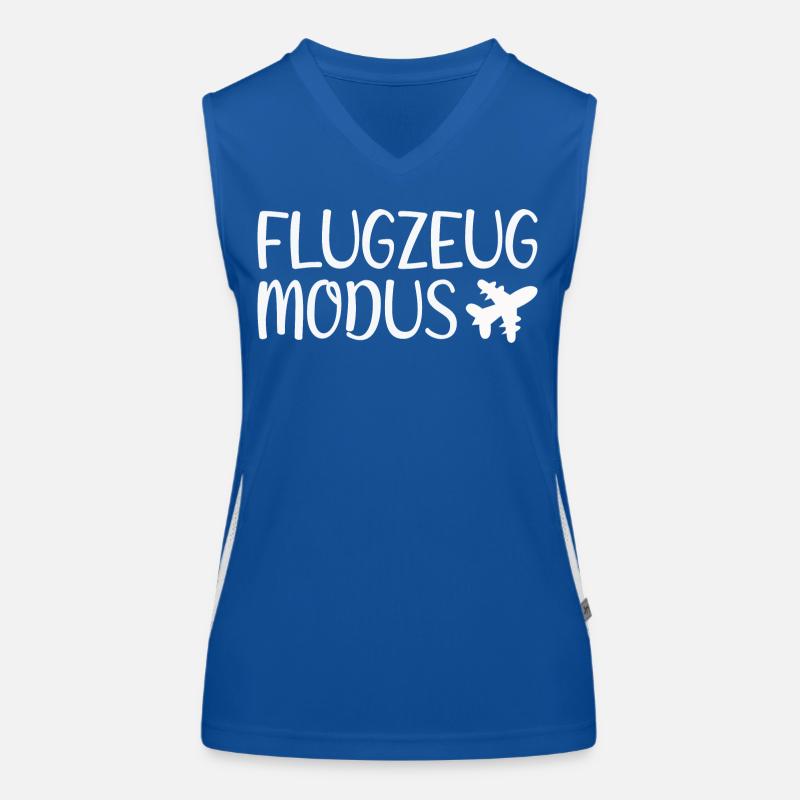 Mode avion Débardeur respirant contrasté Femme
