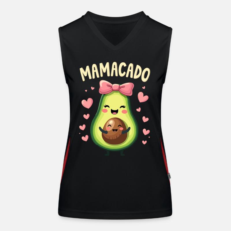 Werdende Mama & Mutter, Mamacado, Schwangerschaft Funktionelles Kontrast-Tank Top für Frauen