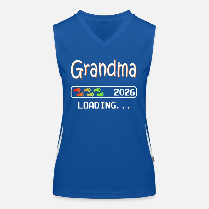 Werdende Oma 2026 loading zukünftige Großmutter Funktionelles Kontrast-Tank Top für Frauen