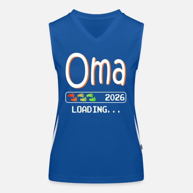 Werdende Oma 2026 loading zukünftige Großmutter Funktionelles Kontrast-Tank Top für Frauen