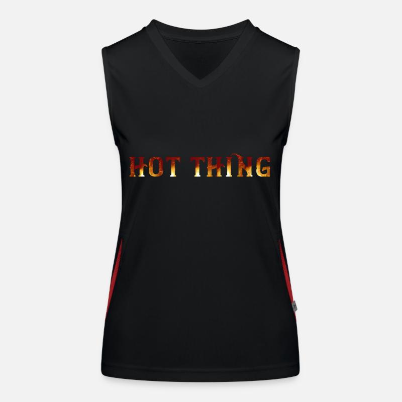 Hot Thing Funktionelles Kontrast-Tank Top für Frauen