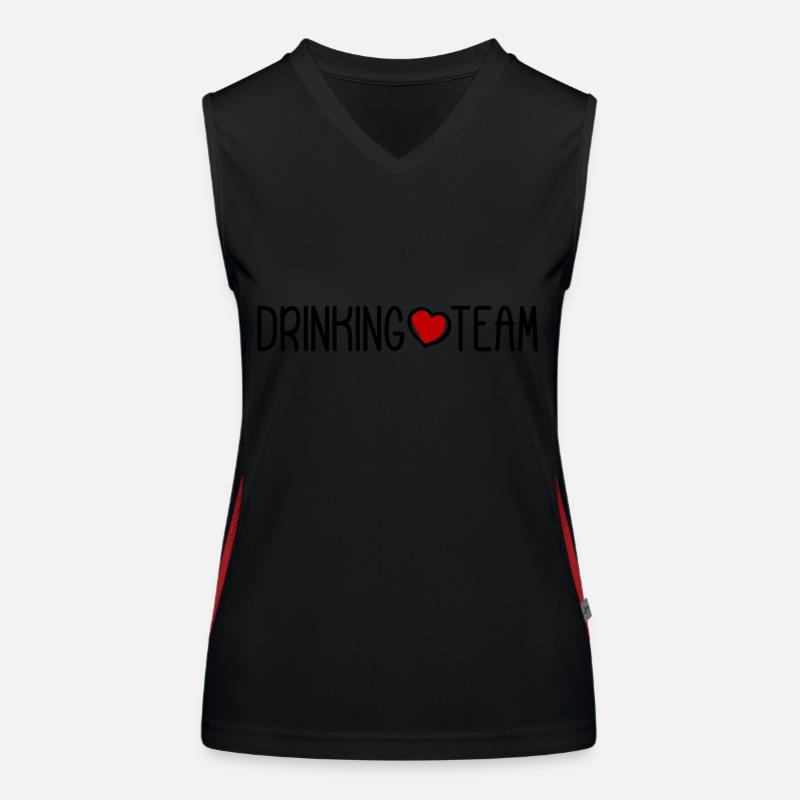 Équipe de consommation d’alcool Débardeur respirant contrasté Femme