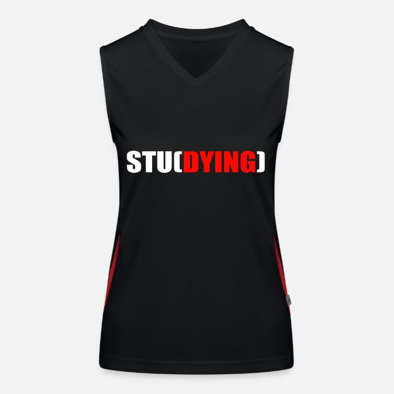 Student Cool Sayings Uni Studies Women's Functional Contrast Tank Top