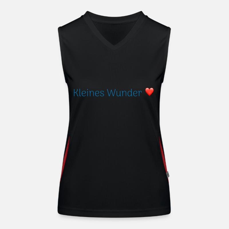 schwangerschaft - babysprüche Funktionelles Kontrast-Tank Top für Frauen