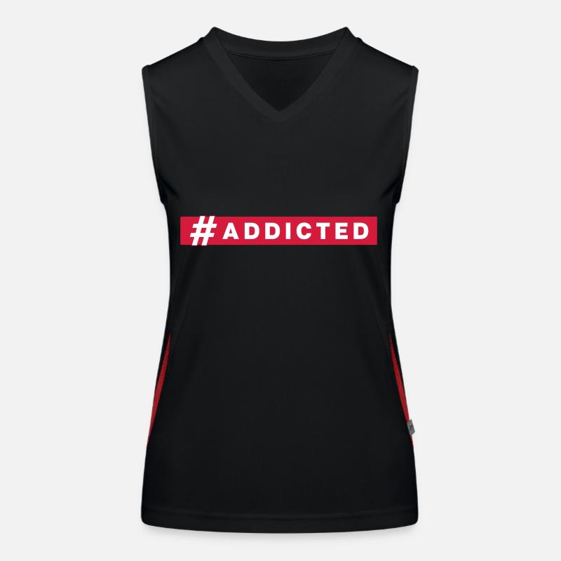 #ADDICTED Women's Functional Contrast Tank Top