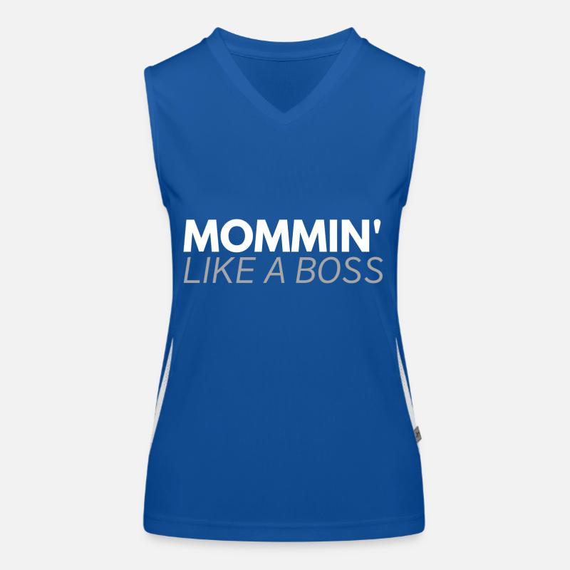 Mommin' like a Women's Functional Contrast Tank Top